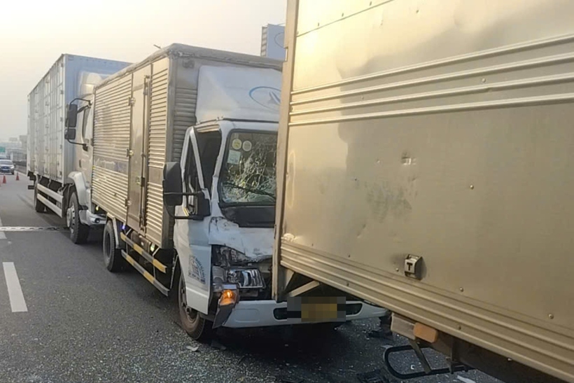 Hiện trường vụ tai nạn. (Ảnh: VietNamNet).