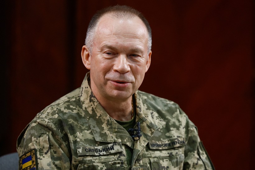 Tổng tư lệnh các lực lượng vũ trang Ukraine Oleksandr Syrskyi. Ảnh: Reuters