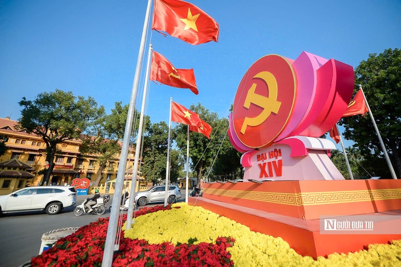 Hà Nội trang hoàng rực rỡ chào đón Đại hội lần thứ XIV của Đảng - 2