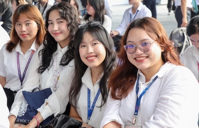 Sinh viên trường Đại học Luật TP.HCM. (Ảnh: HCMULAW).