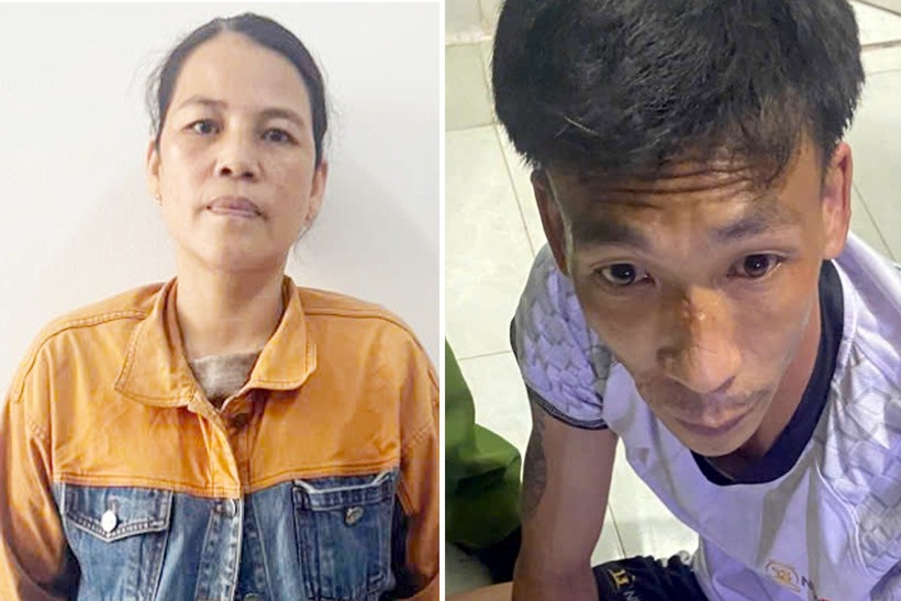 Cặp nam nữ trộm 33 chỉ vàng của người bán gà ở Vĩnh Long. Ảnh: Vietnamnet