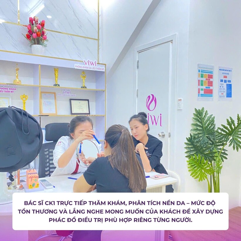 Phòng Khám Da Liễu ViWi Clinic - Nơi điều trị sẹo rỗ đặt chữ tâm lên hàng đầu - 3