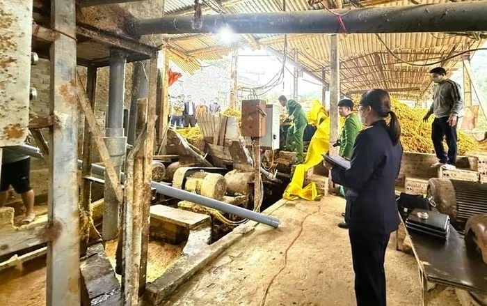 Hiện trường nơi nữ công nhân gặp nạn tử vong. (Ảnh: VKSND tỉnh Thanh Hóa/ Người Lao Động)