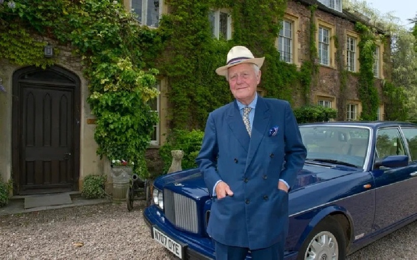 Benjamin Slade (79 tuổi), Nam tước thứ 7 của Mountsel. Ảnh: Christopher Jones.
