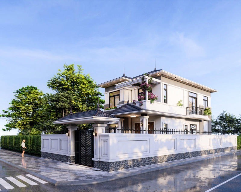 Mẫu biệt thự 2 tầng mái Nhật là sự lựa chọn hoàn hảo cân bằng giữa thẩm mỹ, công năng và chi phí.