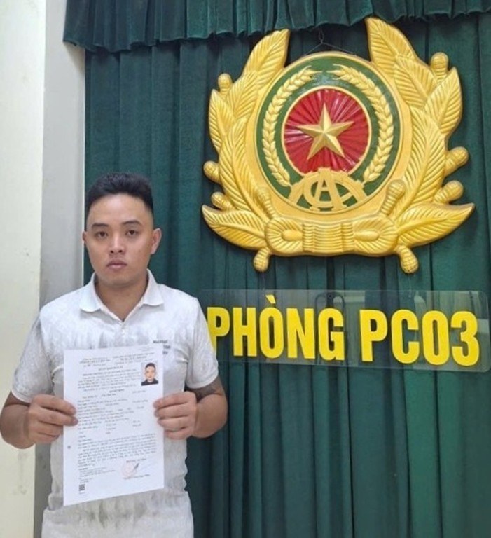 Đối tượng Chu Thái Anh. (Ảnh: Công an tỉnh Đồng Nai)