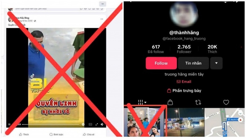 Mạng xã hội lan truyền nhiều bài viết, hình ảnh, video sai sự thật...