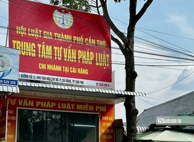 Chi nhánh Trung tâm Tư vấn pháp luật thuộc Hội Luật gia Tp.Cần Thơ tại Cái Răng.