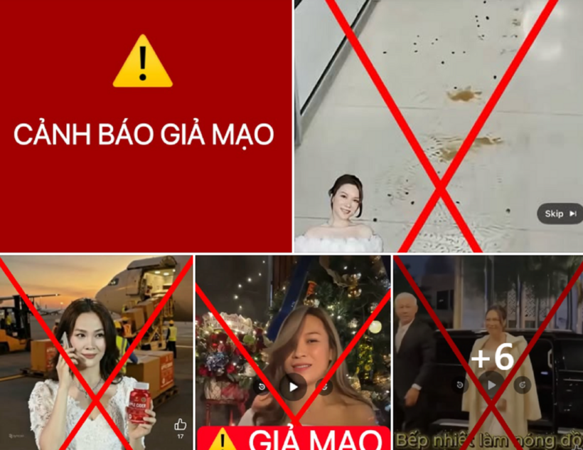 Mỹ Tâm thẳng thắn chỉ ra một số page cố tình đăng tải video, hình ảnh giả mạo bản thân. Ảnh: FBNV