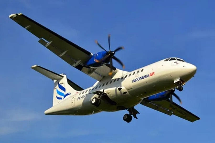 Máy bay ATR 42-500 mất liên lạc với đài kiểm soát không lưu. (Ảnh minh họa: Indonesia Air Transport)