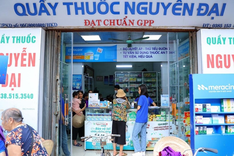 Nhà thuốc nơi diễn ra hoạt động “Gieo mầm sức khỏe xanh”