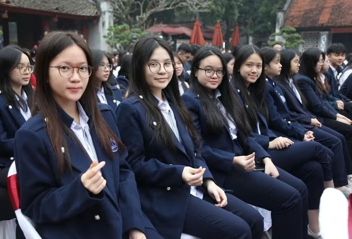 Đội tuyển học sinh Hà Nội tham dự kỳ thi chọn học sinh giỏi quốc gia năm học 2025-2026. (Ảnh: Giáo dục Thủ đô).