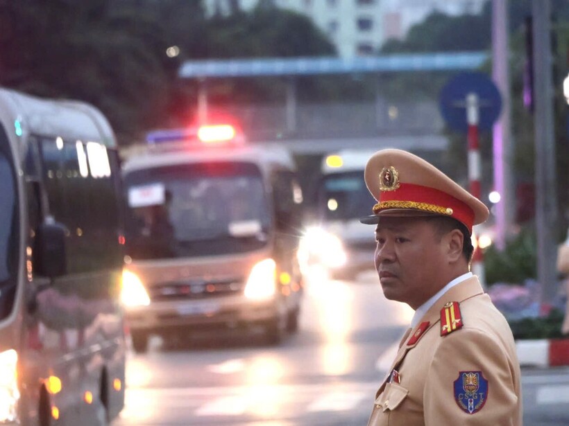 Trung tá Nguyễn Quang Thành, Đội trưởng Đội Cảnh sát giao thông đường bộ số 3.