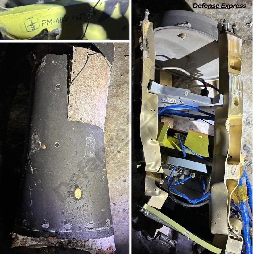 Các mảnh vỡ của tên lửa RM-48U đã xuyên thủng hệ thống phòng không của Ukraine. Ảnh : Defense Express