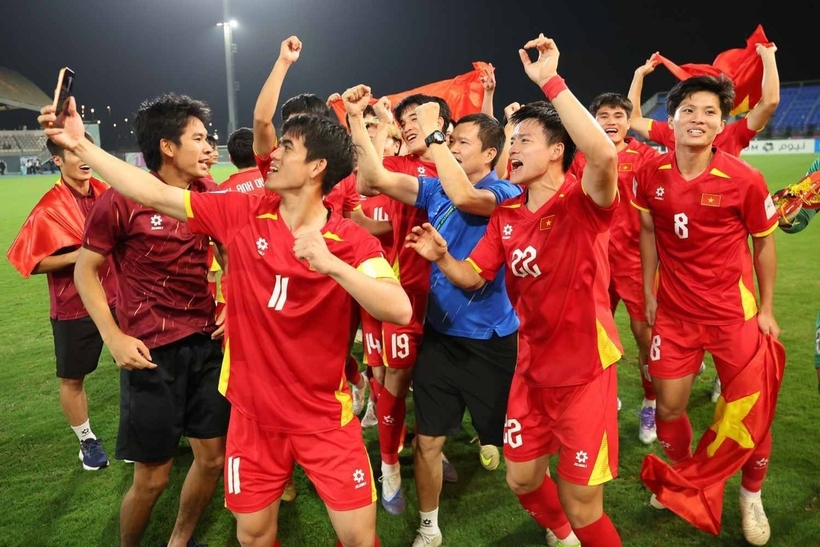 Niềm hạnh phúc ngập tràn của U23 Việt Nam khi giành hạng Ba giải U23 châu Á 2026.