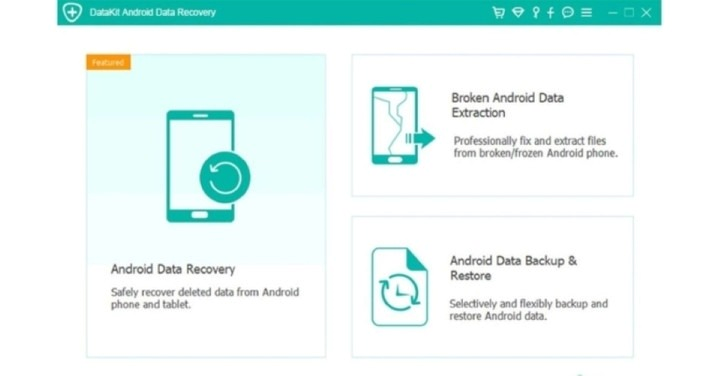 Phần mềm DataKit Android Data Recovery. Ảnh: VTC News