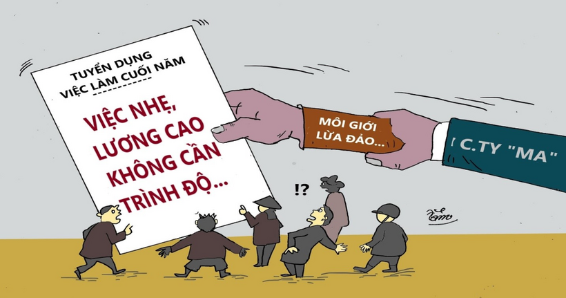 Nhu cầu kiếm thêm tiền dịp cận Tết khiến nhiều người tìm đến các công việc online. Lợi dụng điều này, các đối tượng đưa ra lời mời làm việc đơn giản, thu nhập cao, không cần kinh nghiệm. (Ảnh minh họa)