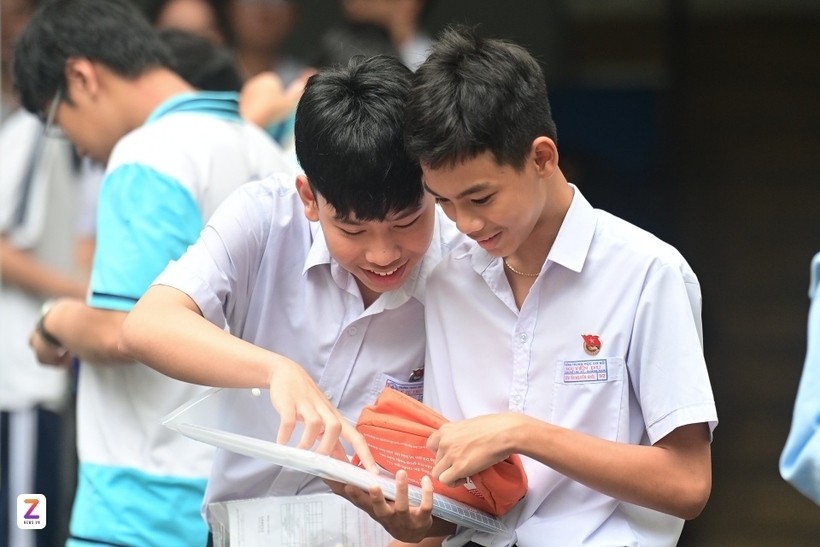 Học sinh TP.HCM trong kỳ thi vào lớp 10. (Ảnh: Tạp chí Tri thức).