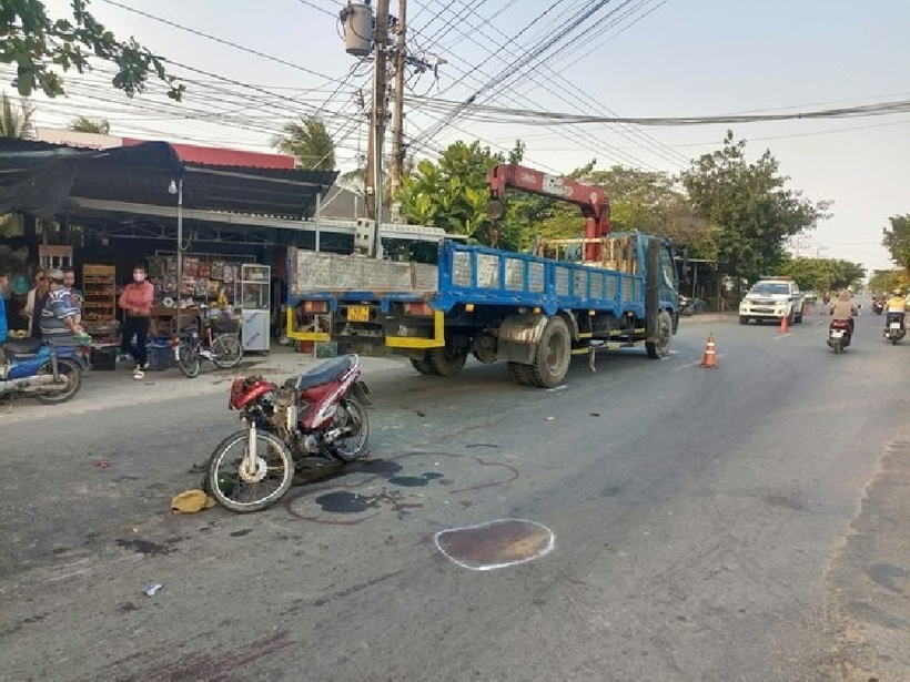 Hiện trường vụ tai nạn. Ảnh: Báo Thanh niên.