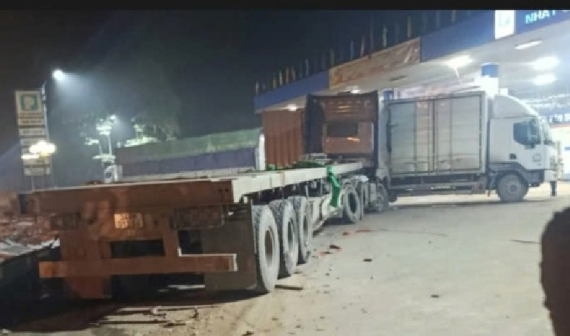 Hiện trường vụ tai nạn. Ảnh: VnExpress.