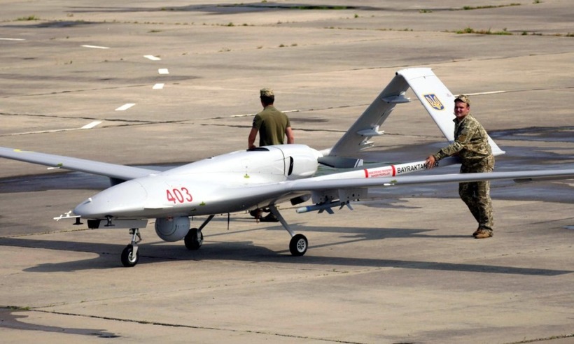 UAV Ukraine chuẩn bị tham gia diễn tập tại tỉnh miền nam Mykolaiv hồi tháng 6/2021. Ảnh: Ukrinform.