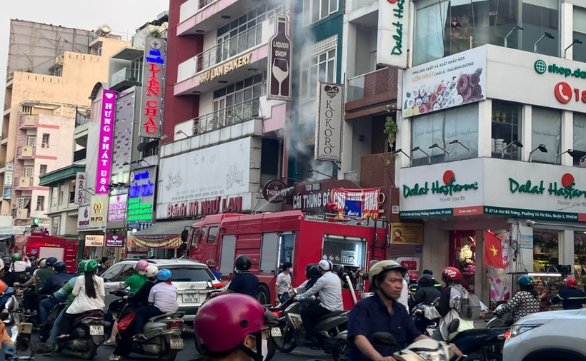 Hiện trường vụ cháy. (Ảnh: VietnamNet)