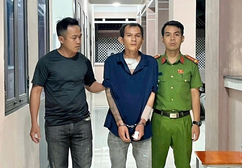 Nguyễn Văn Ty thời điểm bị bắt.  Ảnh: NLĐ.
