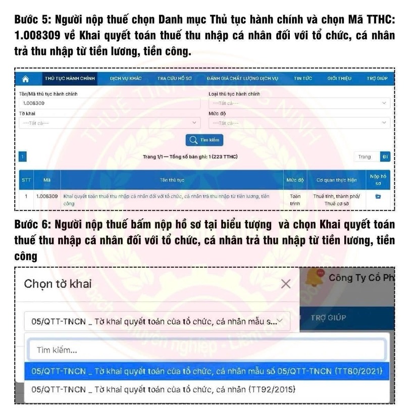 Chi tiết 17 bước quyết toán thuế thu nhập cá nhân trực tuyến - 3