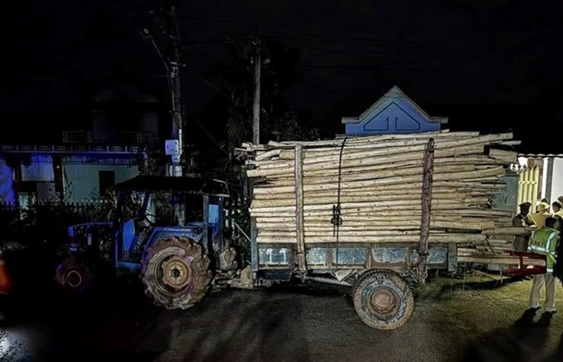 Hiện trường vụ tai nạn. Ảnh: Lao động