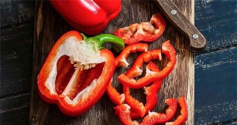 Ớt chuông đỏ là một trong những loại rau củ được đánh giá cao đối với sức khỏe thận.