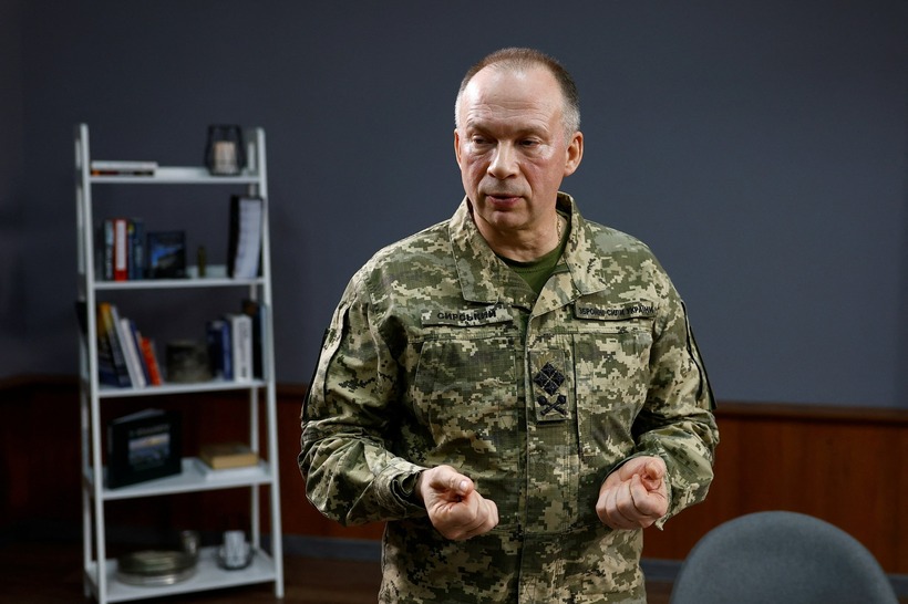 Tướng Oleksandr Syrskyi, Tổng tư lệnh các lực lượng vũ trang Ukraine. Ảnh: Reuters