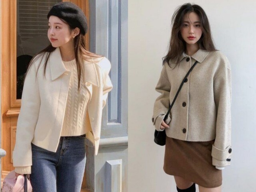 Áo dạ vest phối với quần ống đứng, quần ống suông hoặc chân váy chữ A là combo “an toàn mà đẹp”.