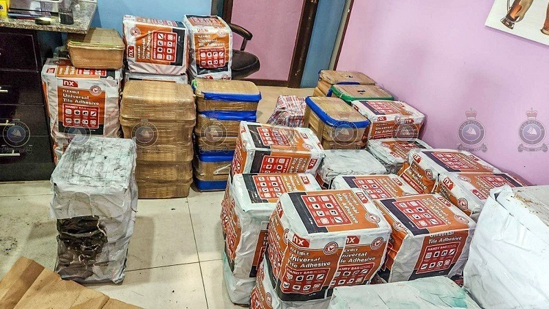 Ma túy bị cảnh sát Fiji tịch thu hồi đầu năm 2024. Ảnh: Cảnh sát Fiji