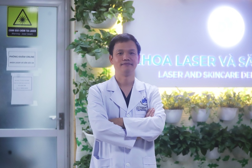 Tiến sĩ, bác sĩ Vũ Huy Lượng, Trưởng khoa Laser và săn sóc da, Bệnh viện Da liễu Trung ương