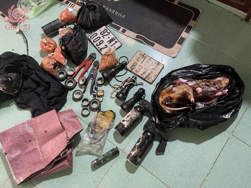 Dụng cụ trộm chó. Ảnh: Công an Gia Lai.