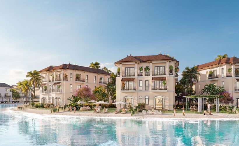 Biệt thự Vịnh Ngọc với tầm nhìn lên tới hơn 8km mặt biển hồ