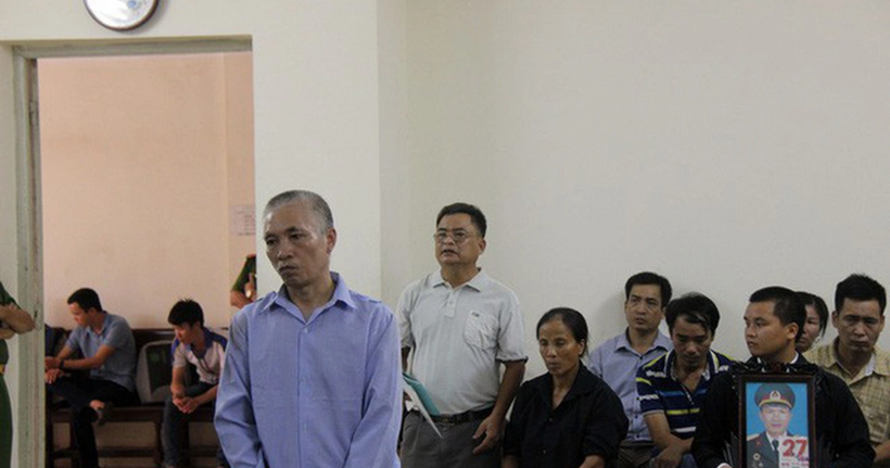 Bị cáo Trần Văn Tỉnh tại phiên tòa. (Ảnh: TL)