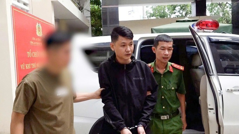 Trần Thanh Tâm khi bị bắt.