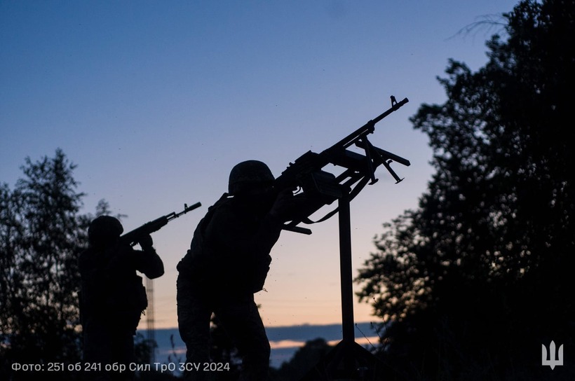 Một nhóm hỏa lực cơ động của Ukraine thực hiện việc đánh chặn máy bay không người lái của Nga. Ảnh: Bộ Tổng Tham mưu Ukraine.