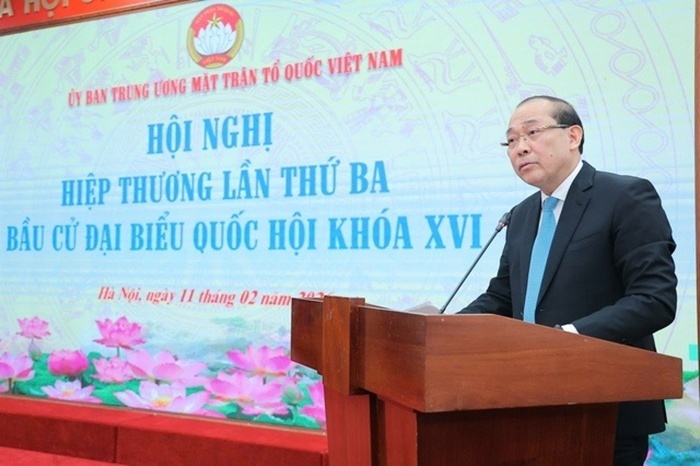 Phó Chủ tịch Ủy ban Trung ương MTTQ Việt Nam Hoàng Công Thủy (Ảnh: Hoài Nam).