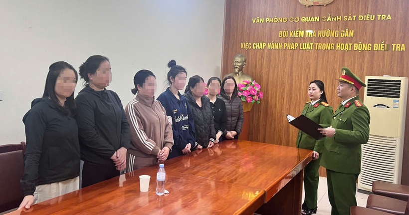 Cơ quan Cảnh sát điều tra làm rõ hành vi vi phạm của các đối tượng liên quan. (Ảnh: Công an Quảng Ninh)