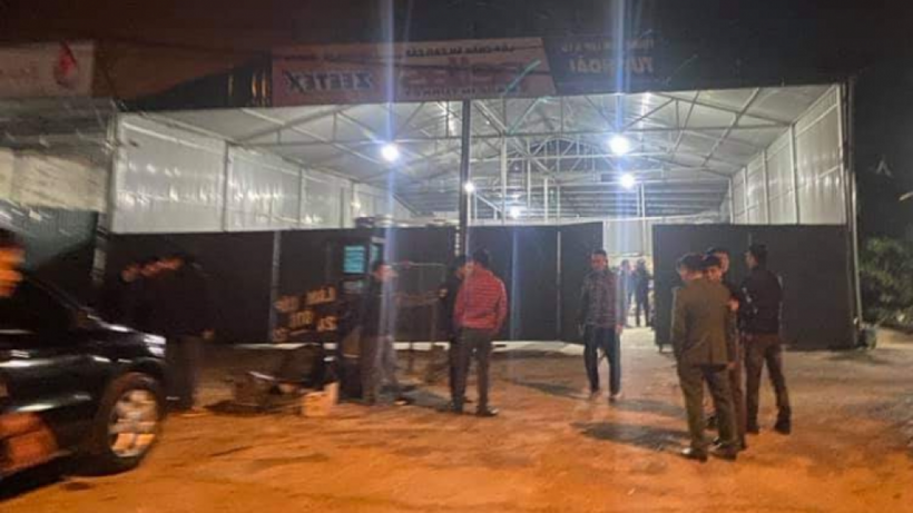 Lực lượng chức năng phong tỏa hiện trường vụ án. (Ảnh tư liệu)