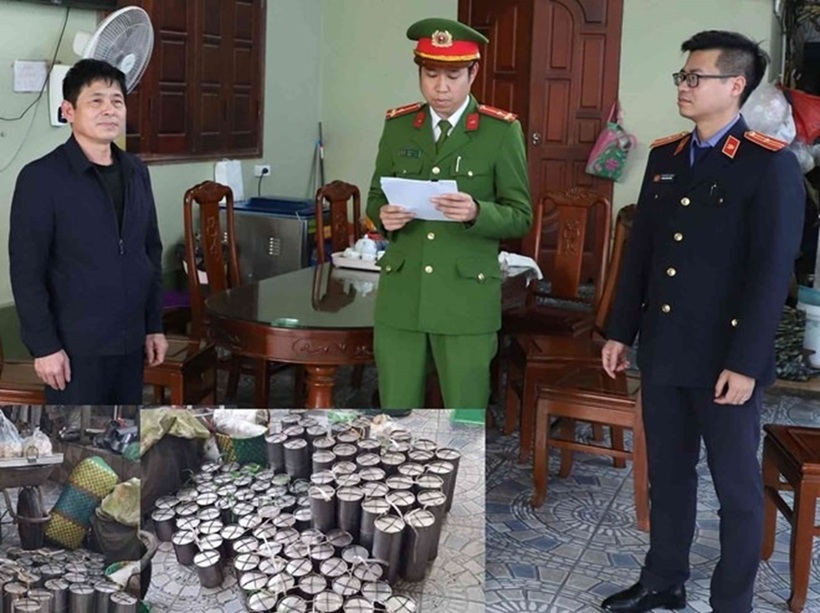 Đối tượng Lê Đức Chinh, bị khởi tố về hành vi phạm tội “Vi phạm quy định về an toàn thực phẩm”. Ảnh: Dân Trí