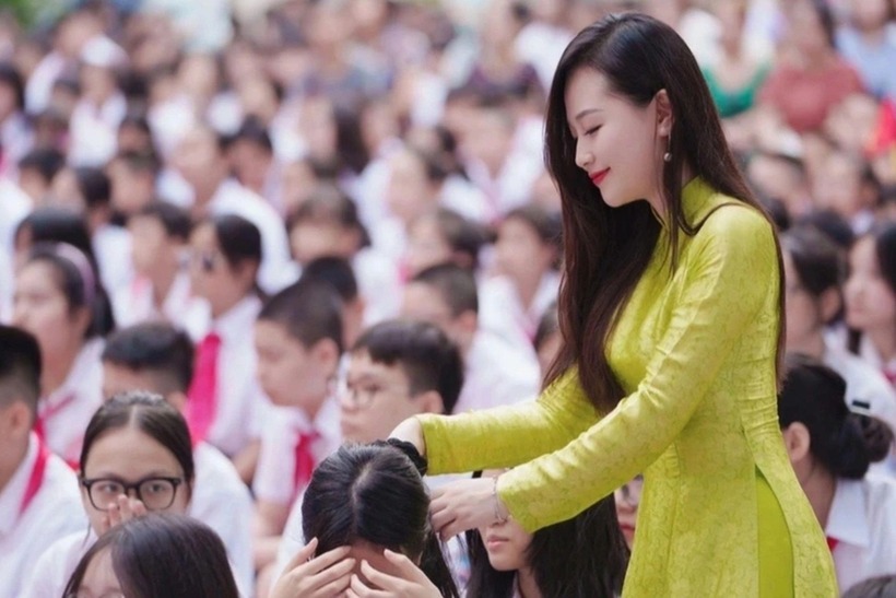 Giáo viên ở Hà Nội. Ảnh: Dân trí
