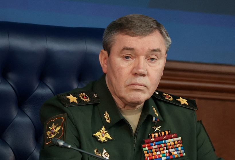 Tổng Tham mưu trưởng Lực lượng Vũ trang Nga, Đại tướng Valery Gerasimov. Ảnh: Reuters