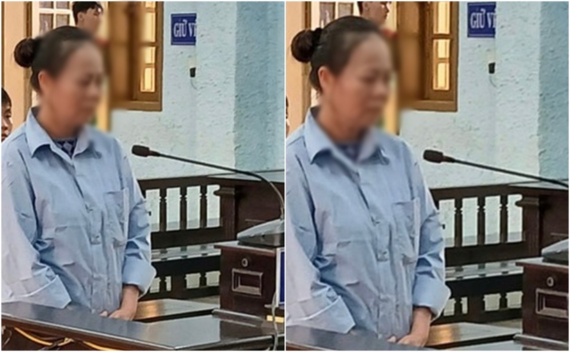 Bị cáo Lan lãnh án 12 năm tù về tội "Lừa đảo chiếm đoạt tài sản". (Ảnh: Báo Gia Lai)