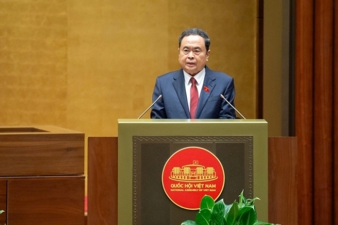 Chủ tịch Quốc hội Trần Thanh Mẫn (Ảnh: Media Quốc hội).