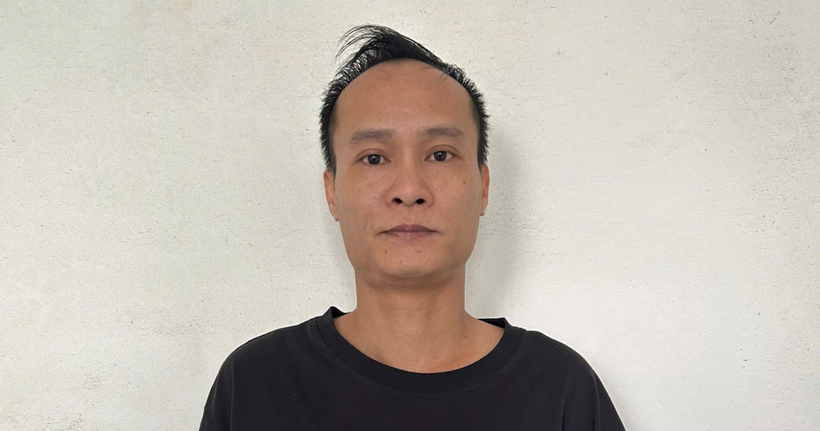 Nguyễn Đức Tiến tại cơ quan Công an.