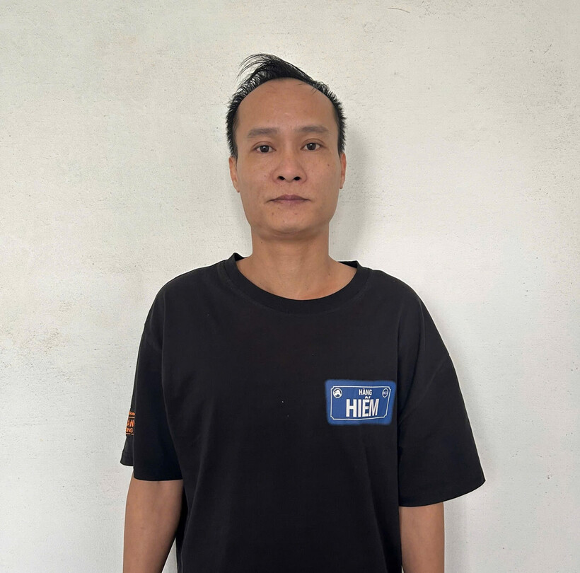 Đối tượng truy nã lừa đảo xuyên quốc gia ra đầu thú. Ảnh: Công an tỉnh Quảng Ninh.