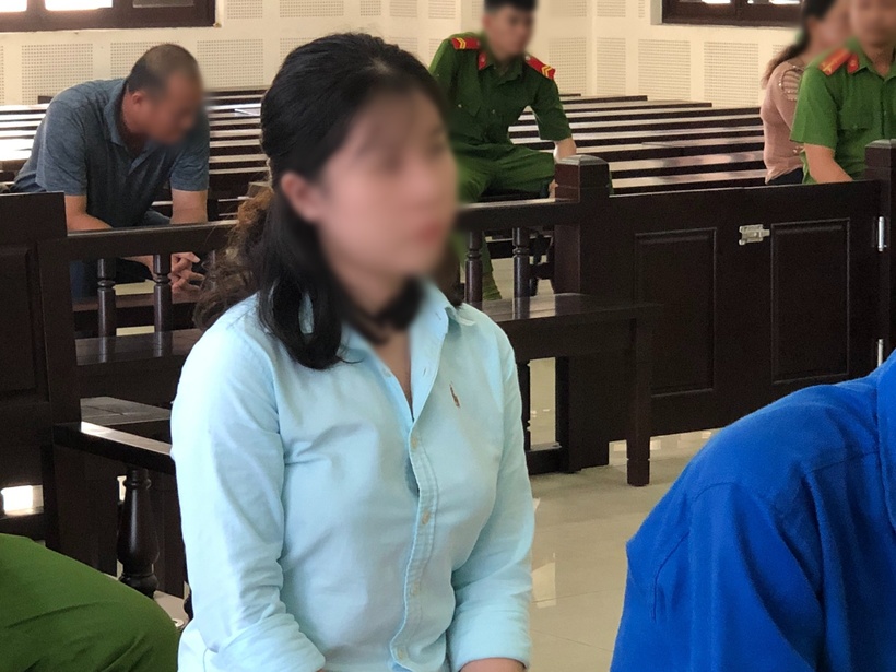 Phan Thị Bích Ngọc tại phiên xét xử. Ảnh: Thanh Niên